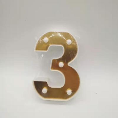 China Customs Lead 3 Party Alphabet Number 3 Marquee Light 6