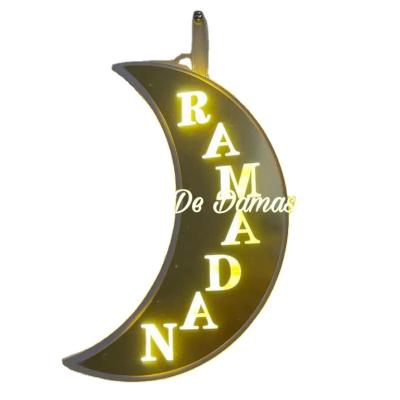 China DOG LIGHT Ramadan Moon Light Battery Powered Hanging Light for sale