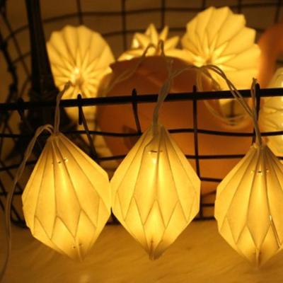 China Lantern String Light Christmas Wedding Decoration Electric Fairy Lights Led String Lights Handmade String Lights for sale