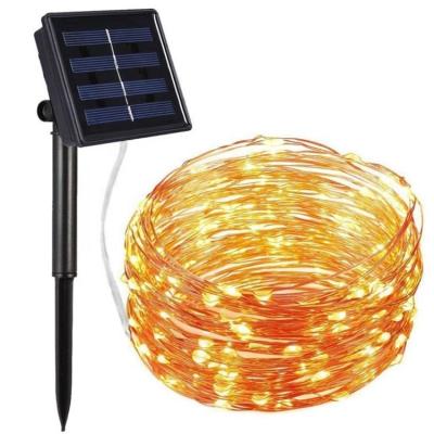 China Solar Powered String Lights150 LED 8 Modes 17M Copper Wire String Lights Low Consumption, Automotive On, Waterproof Use for sale