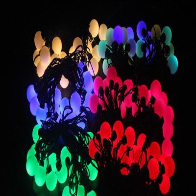 China Ball String Lighting, 20L LED RGB Ball String Lights with Memory Function for Patio Garden Decoration for sale