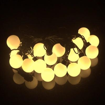 China Ball 4cm Ball Light Christmas Decoration LED String Lights Indoor/Outdoor Pluggable Party Lights Male/Female Socket for sale