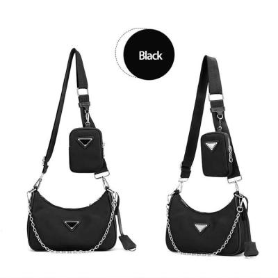 China Mini PU Messenger Bag Shoulder Strap Casual Female Single Bag Women Nylon Cross - Body Bag for sale