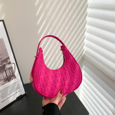 China 2023 Summer Hot Selling Custom Nylon Fashion Nylon Handbags Bags Wholesale Hobo Armpit Bags Women Shoulder Handbags For Girls for sale