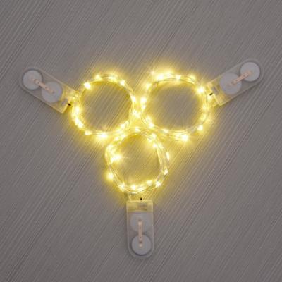 China Battery Copper String Light High Quality Simple Led Decoration Mini String Light For Crafts Button Mini Battery Operated Copper Wire LED Fairy String Lights for sale