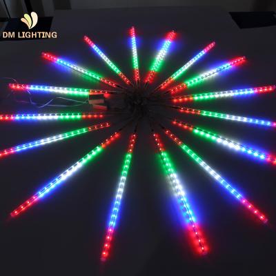 China Outdoor Waterproof Led String Lights 30cm Meteor Shower Rain Tube LED Dancing Stick String Light For Outdoor Decoration for sale