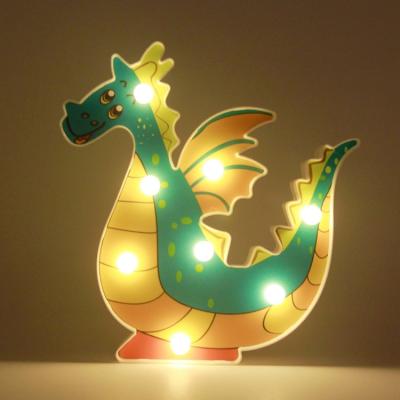 China Hot Sale 3d Decoration Dinosaur 3a Battery Customized Animal LED Night Light for sale