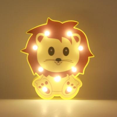 China Custom Cute Cartoon Lion LED Table Desk Lamp Animal Kids Gift Decoration Decoration Night Lights/High Quality Night Light China Manufacturer for sale