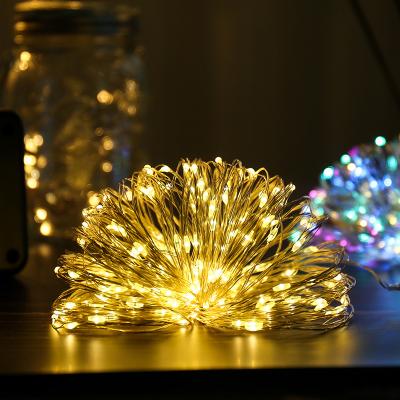 China 2022 Novelty Micro Fairy Night Light 2022 Solar Powered Mini Led Copper Wire String Rice Lights String Lights For Crafts for sale