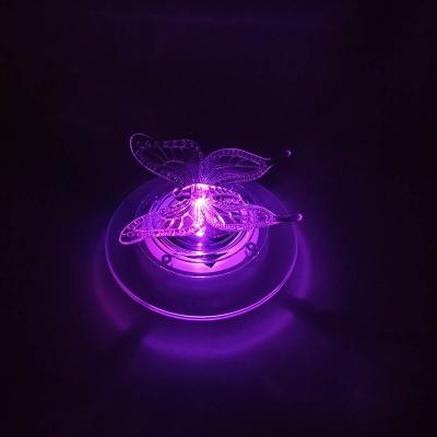 China Outdoor Decorative Butterfly Float Solar Water Float Light For Pool Swimming for sale