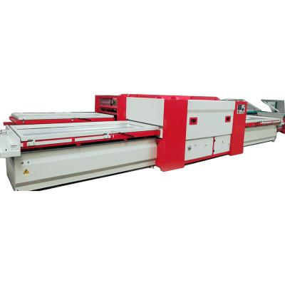 China Automatic Woodworking Process PVC Vacuum Membrane Pressing Laminating Machine For Furniture Sideboard Door Panel for sale