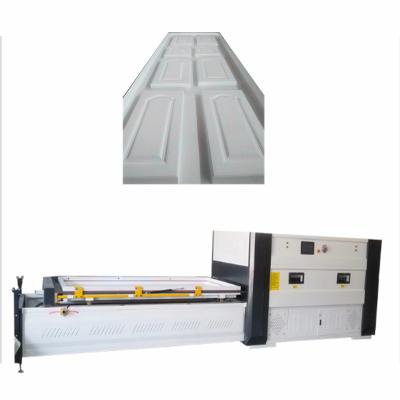 China Woodworking Process PVC Woodworking Membrane Vacuum Press Laminating Machine For MDF Door Pressing for sale