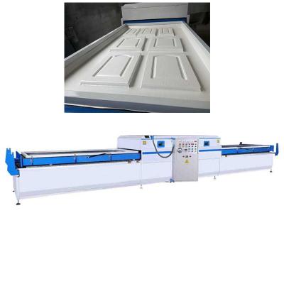 China Woodworking Process Woodworking PVC Membrane Automatic Vacuum Wood Press Laminating Machine For Door Pressing for sale