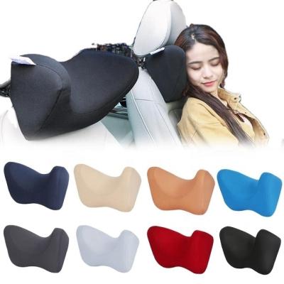 China 2020 New Product Inflatable Car Headrest Memory Foam Car Headrest Support Cushion Car Headrest Travel Pillow for sale