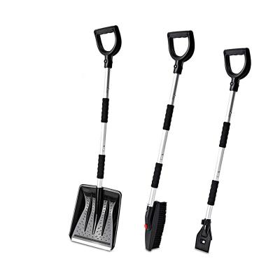 China Amazon Multifunctional Hot Sale Protect Car Snow Brush Removal Set Snow Clearance Brush For Car 3 In 1 Snow Clearance Brush For Car for sale