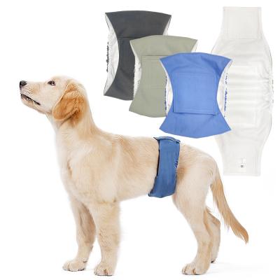 China 2022New Sustainable Reusable Washable Diaper Dog Male And Female Waterproof Pet Diapers for sale