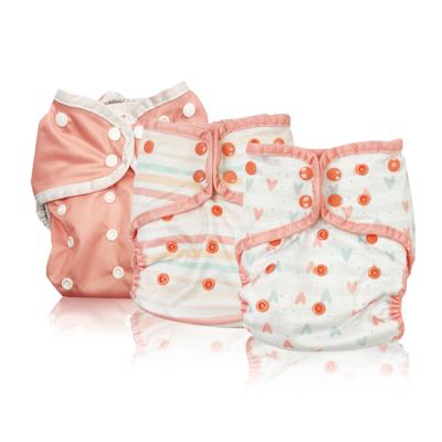 China Wholesale Manufacture Printed All In One Cloth Baby Diapers Reusable Washable Diaper For Sale for sale