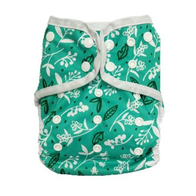 China Best Quality Printed Biodegradable Washable Bamboo Diapers for sale