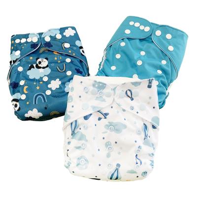 China Printed Eco-Friendly Washable Baby Diaper Pants Cloth Diapers For Reusable Baby for sale