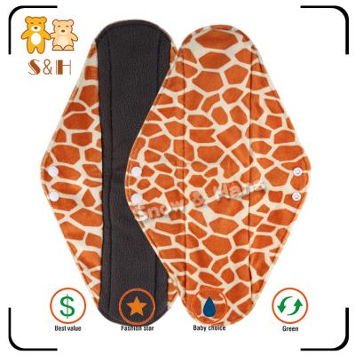 China Reusable Absorbent Reusable Cloth Top Female Pads For Sale for sale