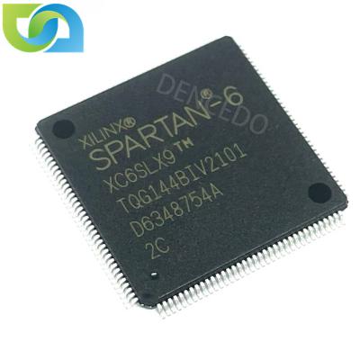 China New original integrated circuit standard 2tqg144c IC Chip Microcontroller IC programming xc6slx9-2tqg144c for sale