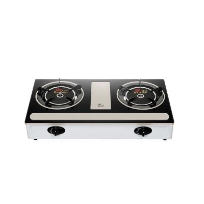 China Household Redsun Infrared Burner Gas Ceramic stove color steel panel cooker 2 Burner table gas hob for sale