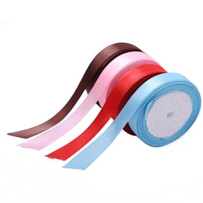 China Custom 2cm Color Wedding Ribbon Gift Wrap Cake Box Package Viable Baking Decoration for sale