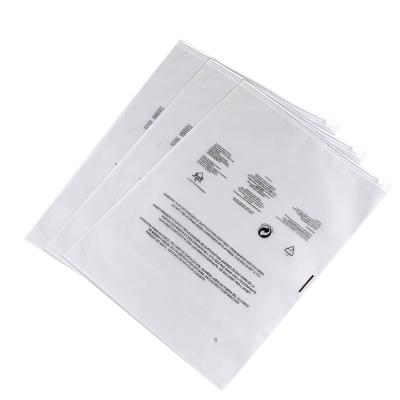 China Disposable Wholesale Custom Printing Clothes Packaging Frosted Zipper Bag For Apparel Packaging for sale