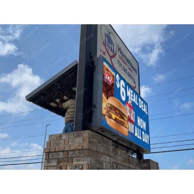 China Store Outdoor Waterproof Outdoor Banner Signs Front Service Hydraulic Outdoor Signage Pantalla P4 P5 Led Screen Display For Advertising for sale