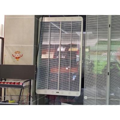 China Advertising Display For Shenzhen Canbest Wall Wifi Mesh Digital Led Display Screen Transparent Poster 70% High Transparent Glass Curtain P3.91 for sale