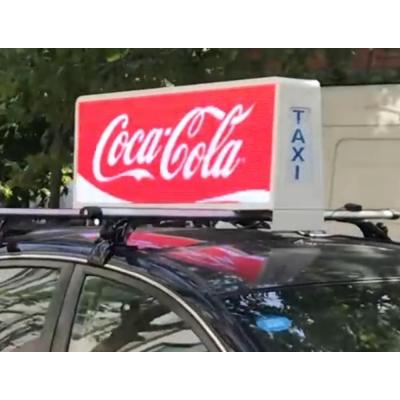 China Car Roof Display Billboard Pantalla P2 P3 P4 P5 Digital Media Sign Taxi Double Sided Outdoor Mobile Top Advertising Led Display Screen for sale