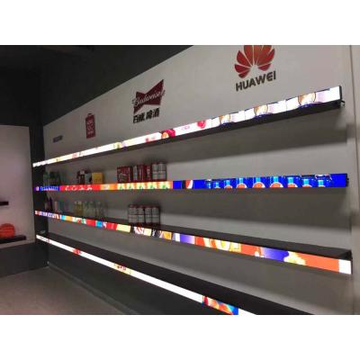 China Digital Display For Products Shelves Indoor Digital Signage Smd P1.9 Smart Rating Recorder Advertising Board Banner Led Shelf Video Screen Display For Products shelves for sale