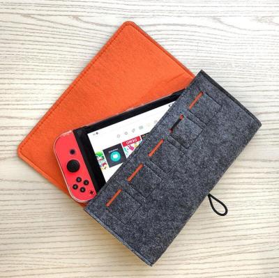 China Lightweight Shockproof Waterproof Travel Bag New Design Handheld Carry Material Felt Bag For Nintendo Switch /Switch Lite Bag for sale