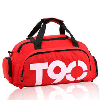 China Wholesale Eco-Friendly Travel Bag Waterproof Fleece Sports Bag Gym Bag With Shoe Compartment for sale