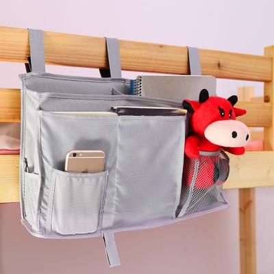 China Hanging Cart Organizer Bedside Storage Bag Sustainable For Bunk Beds Dorm Rooms And Hospital Bed Rails for sale