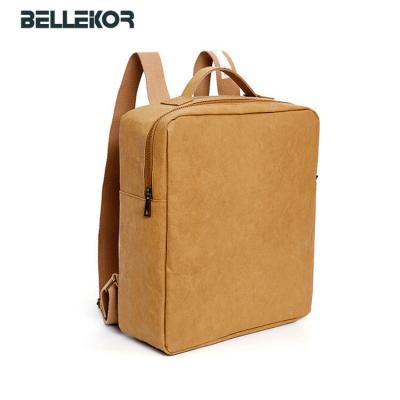 China 2021 Hot Sale Eco-friendly Washable Tyvek Bag Kraft Paper Backpack Waterproof for sale