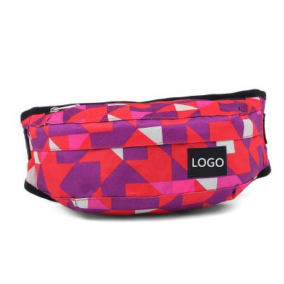 China Wholesale Custom Acceptable Travel Adjustable Sports Fashion Water Proof Logo Canvas Pussy Pack Unisex Waist Bag for sale