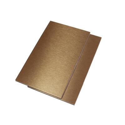 China Waterproof Brushed Aluminum Composite Panel Scratch Resistant Durable Material for sale