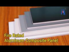 ACM Fire Rated Aluminum Composite Panel 4mm Thickness Safety For Construction