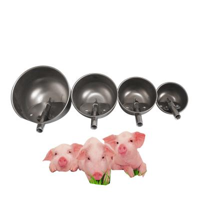 China Farms Factory Round Shape Water Bowl 304 Stainless Steel Hog Drinking Bowl for sale