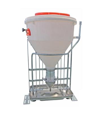 China Manual Power Saving Automatic Stainless Steel Wet-Dry Pig Feeder For Piglets And Pig Finishing for sale