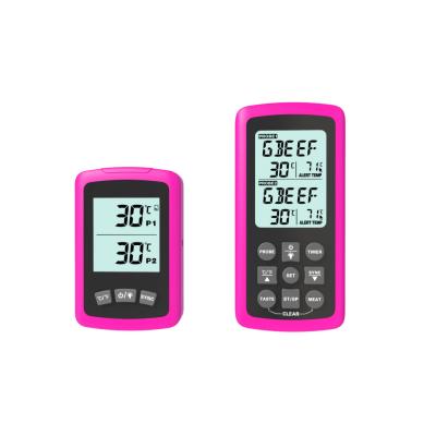 中国 Dual Probe Digital Wireless BBQ Thermometer With Beeper Alarm 販売のため