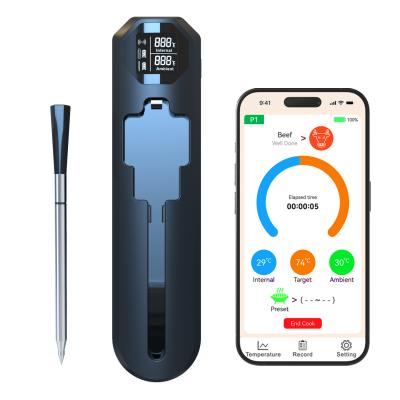 Cina 820FT Smart Wireless Meat Thermometer per cucina cucina all'aperto grigliatura termometro digitale BBQ controllato da telefono APP in vendita