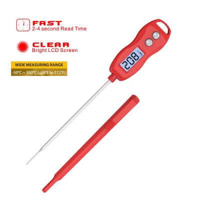 China hogar fácil de la temperatura de la cerradura de la punta de prueba de la carne del termómetro digital del estilo de la pluma en venta