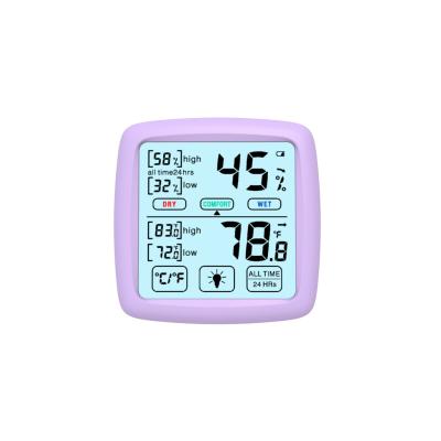 China Kleines Digital Thermometer-Hygrometer Lcd für das Zigarren-Luftfeuchtigkeitsregler-Feuchtigkeits-Messgerät Innen zu verkaufen