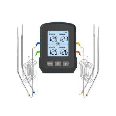 China 4 Sonden-Digital-Fleisch-Thermometer mit App-mehrfachen Sonden zu verkaufen