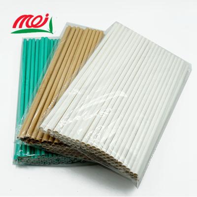 China Natural Biodegradable White Custom Disposable Paper Drink Straw From China Eco-Friendly Wholesale Disposable Drink Cocktail Food Supplier for sale