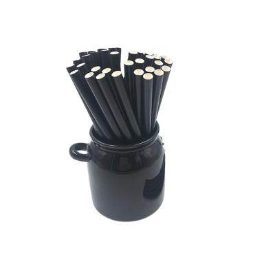 China Wholesale Cheap Biodegradable Drinking Straw 12mm Black Straw Wholesale Unbleached Disposable Foil Tool 6mm Summary From China for sale