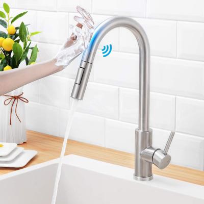 China Sense Faucets Wasserhahn 304 Touch Sensor Faucet Grifo Cocina Grifo Cocina Negro Auto Rogue Sensor De Infrarrojos for sale