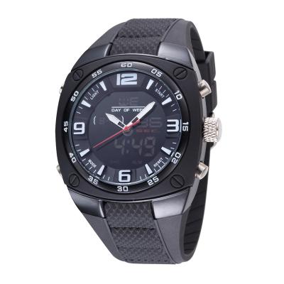 China Auto date the new time 2023 2 is now in the LED backlight sports fashion quartz men's wristwatch for sale